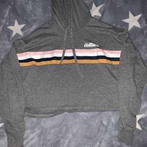 Hollister cropped long sleeve